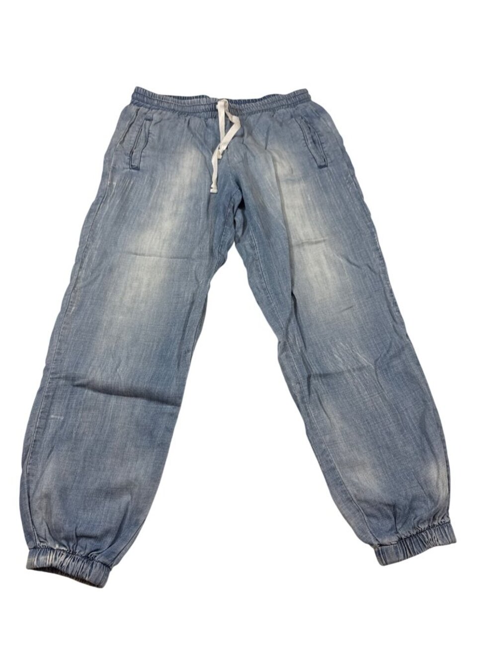 Cloth and Stone Light Blue XS Elastic Jogger Pants Drawstring Pockets (F476)
